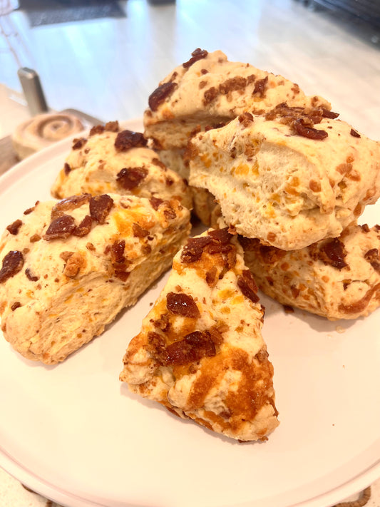 Bacon & Cheddar Cheese Scone Recipe